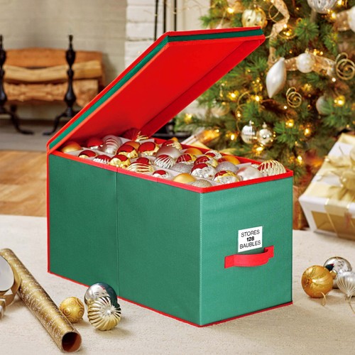 Christmas tree bauble storage - christmas,