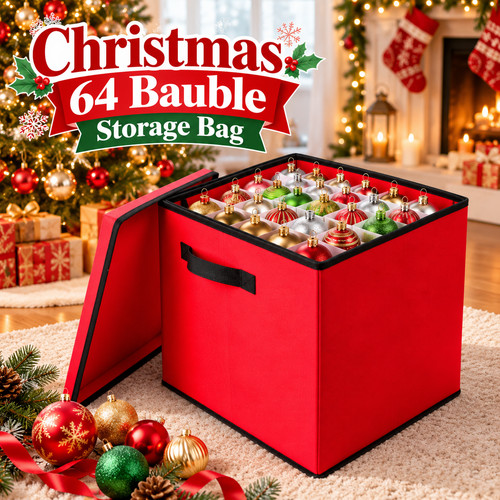 Christmas storage box with - christmas,