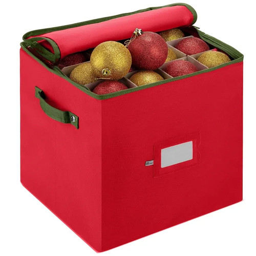 Red bauble storage - red, box