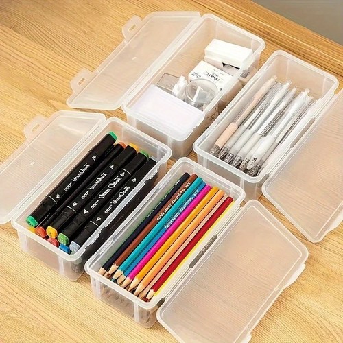 Plastic organizer box clear - plastic,