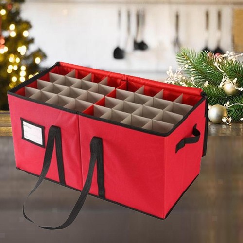 Christmas ornament storage box - christmas,