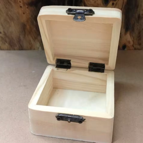 Pine jewellery box wooden - jewellery,