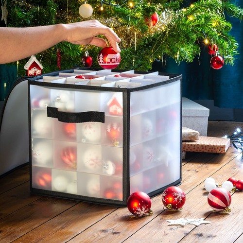 Christmas bauble storage box - christmas,