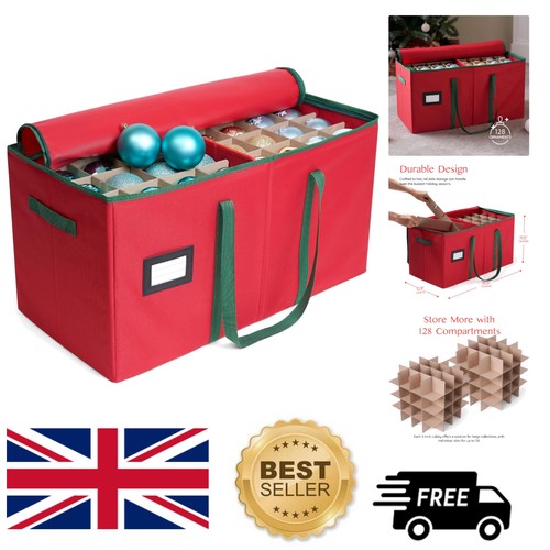 Christmas ornament storage box - christmas,