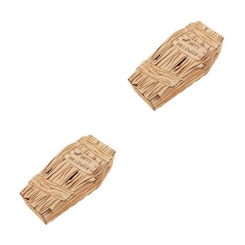 Solid wood coffin storage box - solid,