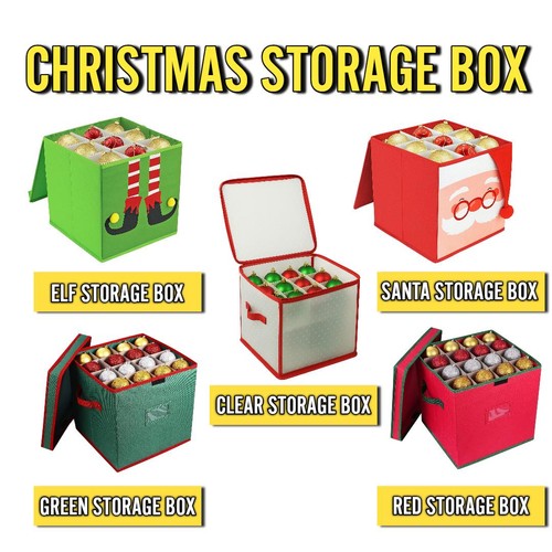 Christmas bauble storage box - christmas,