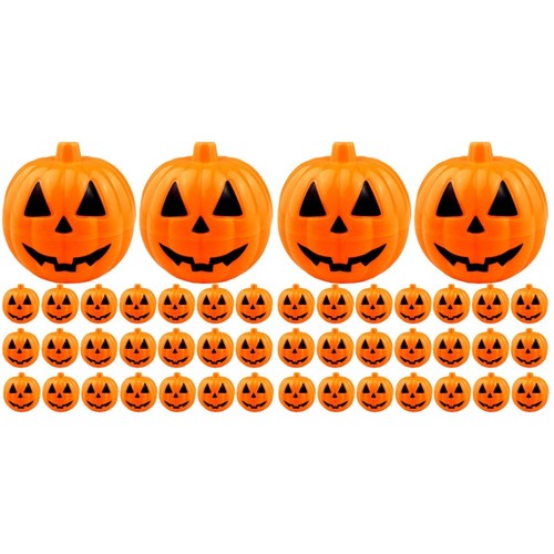 80pcs portable orange pumpkin - 80pcs,