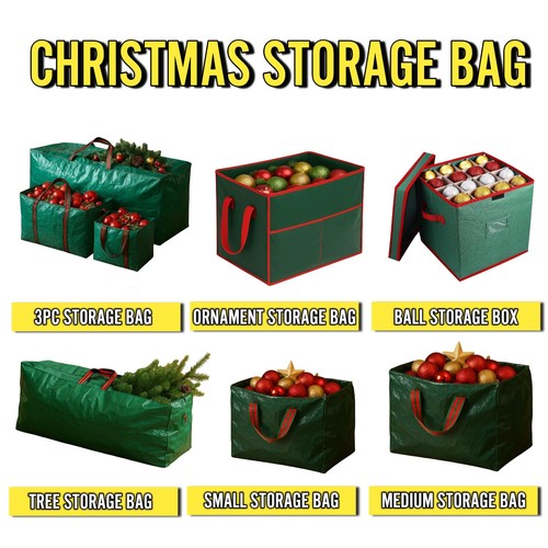 Green christmas storage bag - storage,