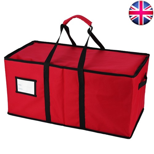 Red oxford christmas decor - red,