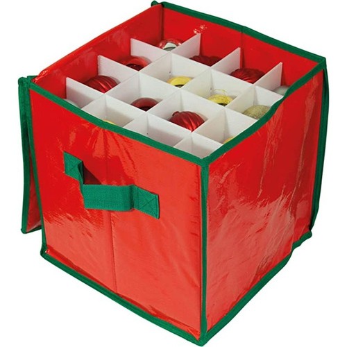 Slot red ornament storage - ornament,