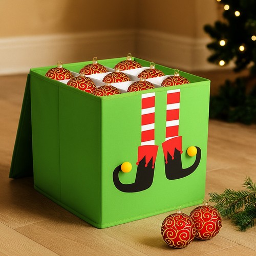 Christmas bauble storage box - christmas,