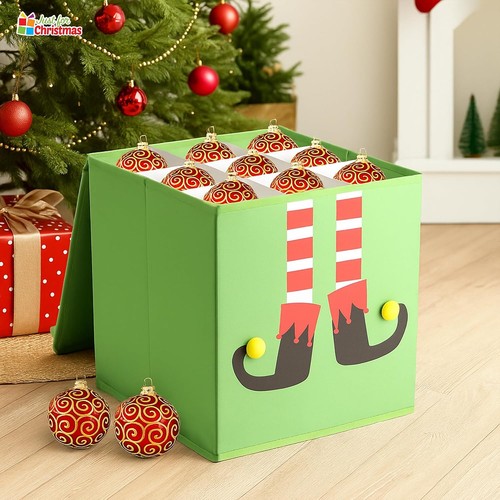Christmas bauble storage box - christmas,